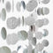 Cheerland Glitter Silver Circle Dot Garlands Metallic Silver Party Decorations Hanging Circle Banner Streamer Backdrop Decor Wedding Birthday Bday...