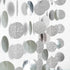 Cheerland Glitter Silver Circle Dot Garlands Metallic Silver Party Decorations Hanging Circle Banner Streamer Backdrop Decor Wedding Birthday Bday...