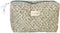 Makeup Bag Cotton Travel Cosmetic Bag Cute Pouch Toiletry Bag Quilted Floral Organizer Bag Large Capacity Coquette Aesthetic Portable Storage Zipp...