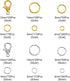 Jump Rings for Jewelry Making Kit, 1200 pcs Open Jump Rings Jewelry Repair Kit for Necklace Bracelet, Lobster Clasps and Closures Repair Supplies ...