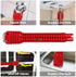 8-in-1 Faucet and Sink Installer, Anti-Slip Multifunctional Pipe Wrench Plumbing Tool for Sink/Bathroom/Kitchen Plumbing Tubing (Red)...