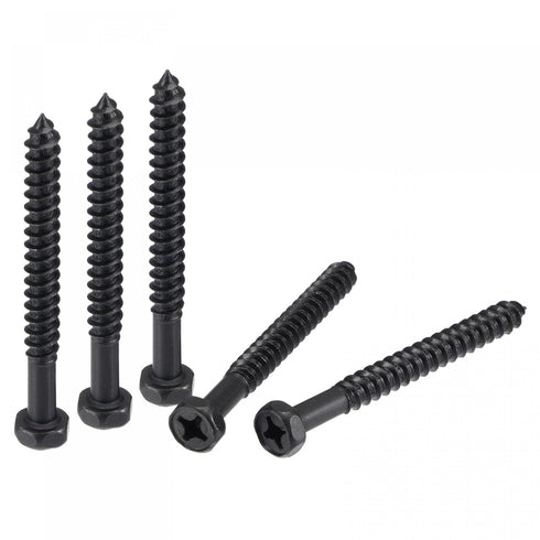 uxcell Hex Lag Screws 1/4" x 2-1/2" Carbon Steel Phillips Head Half Thread Self-Tapping Bolts for Deck Building or Joining Lumber 10pcs...