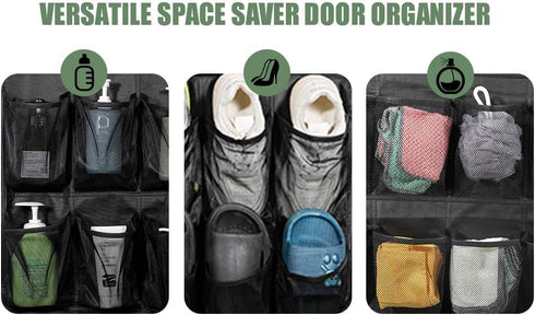 Over the Door Shoe Organizer 35 Mesh Pockets Hanging Shoe storage Shoe Rack for Closet Entryway Bedroom Bathroom Pantry Shoe Holder for Men Sneake...