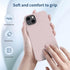 FUNMIKO Compatible with iPhone 14 Case with Screen Protector,Silky Liquid Silicone Case, Scratch Proof Soft Microfiber Lining,Slim Fit Shockproof ...
