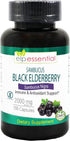 ELP ESSENTIAL Black Elderberry Capsules 2000mg | 100 Count | Super Concentrated Sambucus Extract,Antioxidant and Immune...