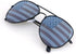 USA America Aviator Sunglasses Black Color Frame...