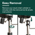 Office Chair Cylinder Removal Tool (As Seen On PBS) for Heavy Duty Pneumatic Gas Lift Piston for Desk Chairs and Gaming Chairs - Universal Fit...