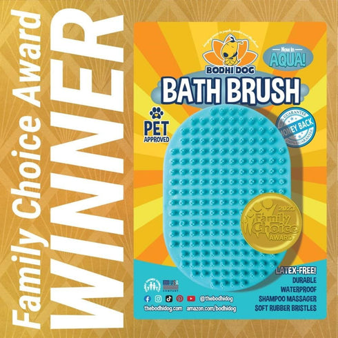 Bodhi Dog Shampoo Brush | Pet Shower & Bath Supplies for Cats & Dogs | Dog Bath Brush for Dog Grooming | Long & Short Hair Dog Scrubber for Bath |...
