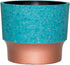 The HC Companies 7 Inch Sprite Round Planter - Small Plastic Plant Pot with Drainage for Indoor Outdoor Plants, Turquoise...