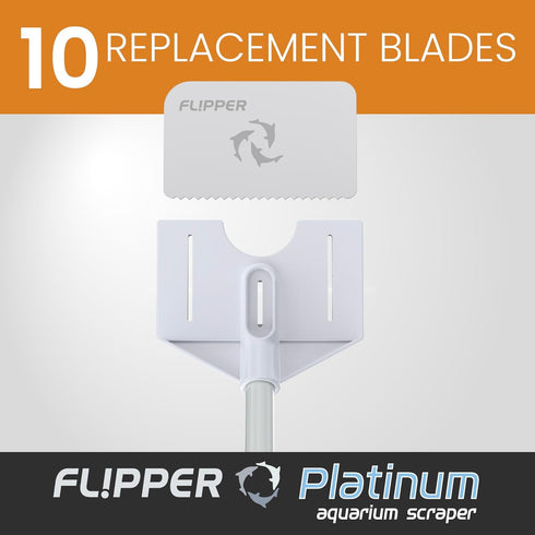 FL!PPER Flipper Platinum Aquarium Scraper Replacement Blades for Fish Tank Cleaning Kits– Replacement Blades for Glass Tanks & Acrylic Tanks – Aqu...
