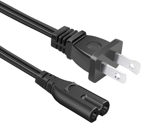Power Cord Replacement for Dewalt DCR010 Jobsite Speaker DCR028B Radio 8.2ft 2-Slot AC Power Cord Cable...