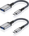 2-Pack USB 3.0 to USB C Male Adapter, Type-C Male to USB Female, USB C Male to USB A Female Compatible with iPhone 15 Pro/Max, MacBook Pro Air 202...