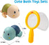 Bath Toys for Kids Ages 1-3, Floating Wind-up Baby Bathtub Toys for 1 Year Old Boy, 7 Pack Cute Swimming Turtle Toddler Toys for Baby Shower Beach...