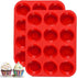 12 Cups Silicone Muffin Pan, 2 Pack Non-Stick Cupcake Pans Silicone Muffin Tray Baking Pan for Making Muffin Cakes, Cupcake, Bread, Tart, Egg Bite...