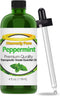 Peppermint Essential Oil - Diffuser, Aromatherapy, Skin, Hair, Soap Making, Dropper - 4 fl oz - Peppermint Oil - Mint Oil...