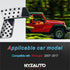 Compatible with Non-Slip Foot Pedal Pads Jeep Wrangler 2007-2018 JK JKU ,AT No Drilling Aluminum Brake and Accelerator Pedal Covers...