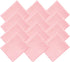 Glasses Cleaner Cloth - Microfiber Cloth for Eyeglasses, Lenses, Cameras, Screens, Cell Phone, LCD TV Screens and More - 6"x7" (Pink, 12 Pack)...