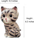 Cute Markings Cat Animals Shaped Resin Spectacles Holder Shelf Coin Bank Home Decoration Best Gift for Kids Friends...