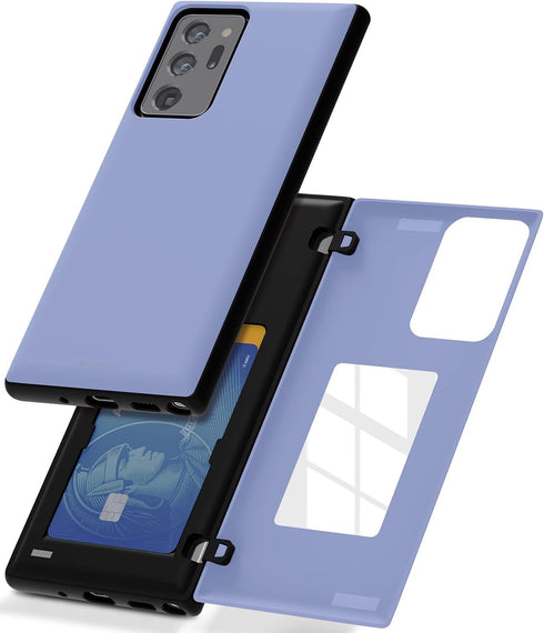 GOOSPERY for Samsung Galaxy Note 20 Ultra 6.9"(2020) Card Holder Wallet Case, Easy Magnetic Door Closure Protective Dual Layer Bumper Phone Back C...