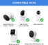 OLAIKE Adhesive Metal Wall Mount compatible with Google Nest Cam (Battery)/Indoor Security Cam & Wyze Cam Pan V3/V2 & Eufy Cam E220/P24, No Drill ...