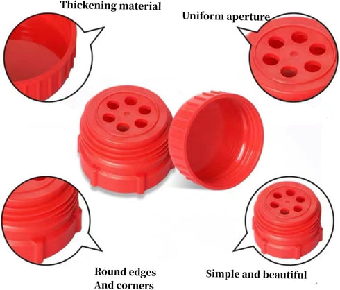 250ml Reagent Media Bottle, Graduated Glass Round Media Storage Bottle with Red double cover GL45 Screw Cap, Wide Mouth Lab Reagent Bottle, Clear,...