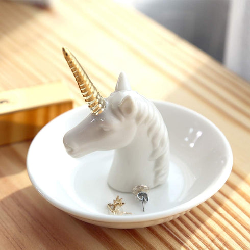 Unicorn Ring Dish Jewelry Holder Unicorn Gift for Women Girls Birthday Christmas Gifts...