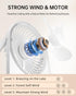 3.5" USB FAN, Strong Wind Ultra Quiet Small Desk Fan Foldable 3 Speeds Adjustable, USB Corded Powered Personal Fan for Home, Office, Desktop, Whit...