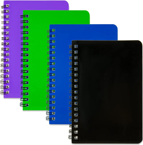 Spiral Notebook 4Pack Pocket Notebook 4.2"x 6.1" Pocket Notepad Small Notebook (4Pack Spiral Notebook)...