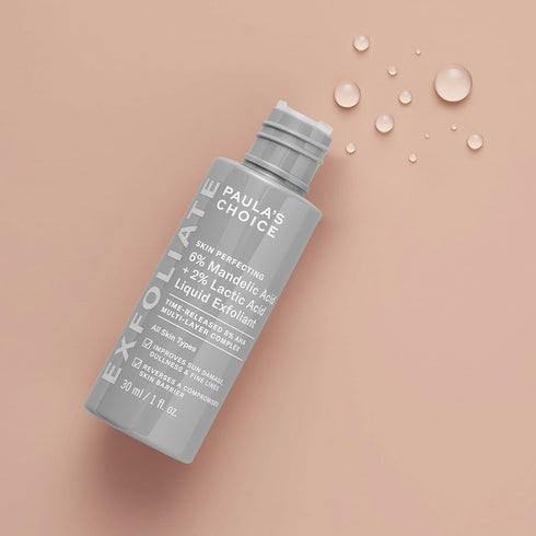 Paula’s Choice 6% Mandelic Acid + 2% Lactic Acid Exfoliant, Gentle Daily AHA Exfoliation for Discoloration, Bumpy Texture & Radiance, for Sensitiv...