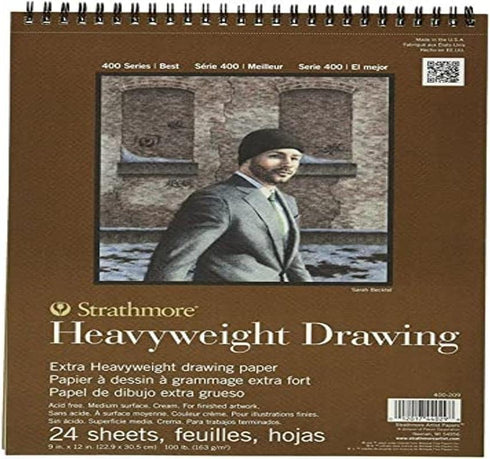 Pad Enc 21x29.7 24H Strathmore Heavy Draw (400) 130g Cream...