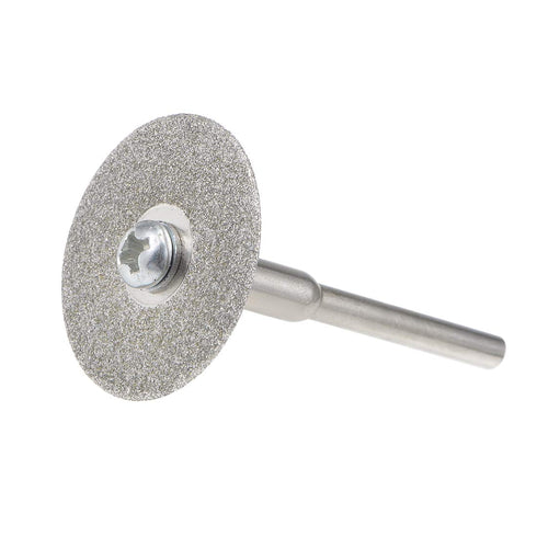 uxcell 10 Pcs 22mm Diamond Cutting Wheels Cut Off Wheel with 2 Pcs Mandrels for Rotary Tool...