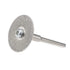 uxcell 10 Pcs 22mm Diamond Cutting Wheels Cut Off Wheel with 2 Pcs Mandrels for Rotary Tool...