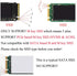 M.2 NVME SSD Convert Adapter for Upgraded MacBook Air Pro Retina Mid 2013-2017, NVME/AHCI SSD Upgraded Kit for A1465 A1466 A1398 A1502 - Standard ...