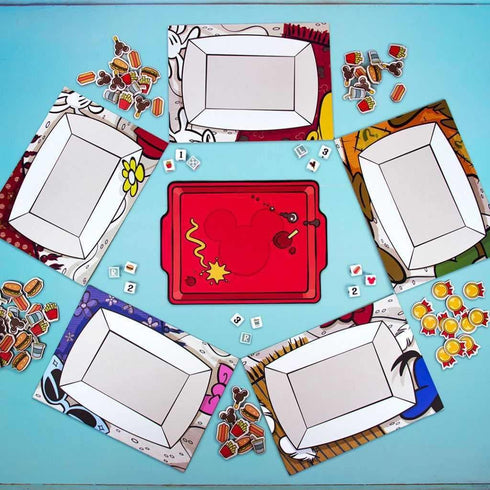 Disney Mickey and Friends Food Fight | Quick-Rolling Family Dice Game Featuring Mickey Mouse, Donald Duck, Minnie Mouse, Goofy, and Daisy Duck | G...