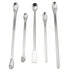 Reagent Spoon 5PCS 304 Stainless Steel Micro Scoop Lab Sampling Spoon Lab Spatulas Scoop...
