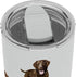 SERENGETI Chocolate Labrador 20 Oz. Stainless Steel, Vacuum Insulated Tumbler with Spill Proof Lid - 3D Print - Insulated Travel mug for Hot or Co...