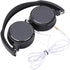 93dB Portable Wired Headset, Support FM Automatic Search, Foldable Noise Cancelling Headphone, for Sports for Travel...