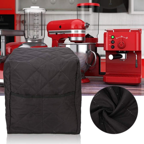 Coffee Maker Dust Cover Stand Mixer Blender Machine Cover with Storage Pocket Soft Cotton Home Appliance Cover Accessories Blender Dust Covers Fit...