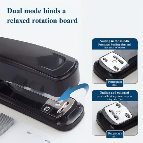 M&G Desktop Stapler Basic Stapler with 25 Sheet Capacity, Two Binding Modes, Portable Stapler with 1000 Staples and Remover, Durable Staplers for ...