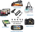 12V Car Charger with 5V Daul USB Ports and 5 Connectors for Radar Detector, LED Light Strip, Portable Air Pump, DVD Player, Monitor, Speaker, Brea...