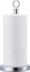 SunnyPoint Heavy Weighted Sturdy Paper Towel Holder Stand Dispenser with Stainless Base Fits Standard and Jumbo Sized Paper Towel, Chrome...