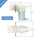DC62-30312J & DC62-30314K Washer Cold and Hot Side Water Valve Set Replacement for Kenmore Samsung Washer 1810145 DC62-30314H AP4204535 by TOMOON