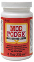 Decoupage Kit | Set 8oz Bottles of Mod Podge Waterbase Sealer/Glue/Finish (Matte + Gloss Finish) | 4pk Foam Brush Set...