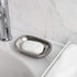 IMEEA Silver Soap Dish SUS304 Stainless Steel Brushed Soap Dish with Drain Bathroom Soap Holder...