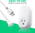 Warm Weather Thermostatically Controlled Outlet with LED Indicator Light, Used for Home, Farms and Industrial Fans, Automatically Turn On at 78°F ...