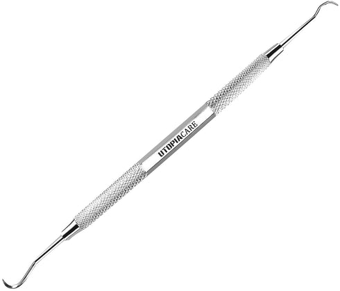 Utopia Care Professional Dental Tartar Scraper Tool - Dental Pick, Double Ended Tartar Remover for Teeth, Plaque Remover, Tooth Scraper (7 Inch, S...
