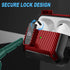 Airpods Pro Case Cover for Men Lock with Cleaner kit, Military Armor Series Full-Body AirPod Pro Case with Keychain Cool Air Pod Pro Shockproof Pr...