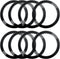 8 Pcs Universal Metal Rings Sticker Compatible for Magsafe Magnetic Wireless Charger iPhone 15 14 13 12 Pro Mini Max Galaxy, Ultra-Thin Car Charge...