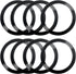 8 Pcs Universal Metal Rings Sticker Compatible for Magsafe Magnetic Wireless Charger iPhone 15 14 13 12 Pro Mini Max Galaxy, Ultra-Thin Car Charge...