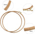 5PCS Wooden Embroidery Hoop Set, Beech Wood Cross Stitch Hoops from 5 to 9 Inches, Adjustable Round Embroidery Frames for DIY Needlework, Hand Sew...